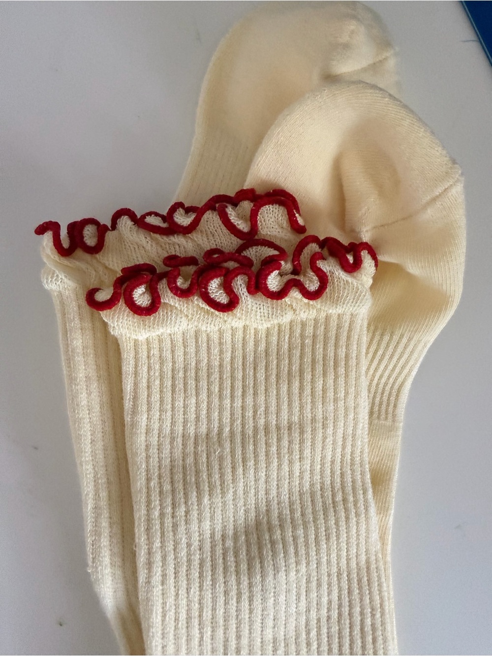Free People Knee-High Ruffle Socks - Picture 3 of 5